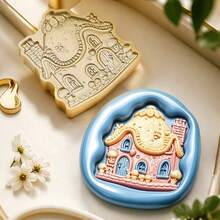 Mint Cottage Wax Seal Stamp, 1pc, Embossed Craft/With Storage Box, Suitable For Envelopes/Greeting Cards/Photo Albums/Scrapbooks/Party Invitations Decoration (Handle Not Included) - Mint Cottage - View 3