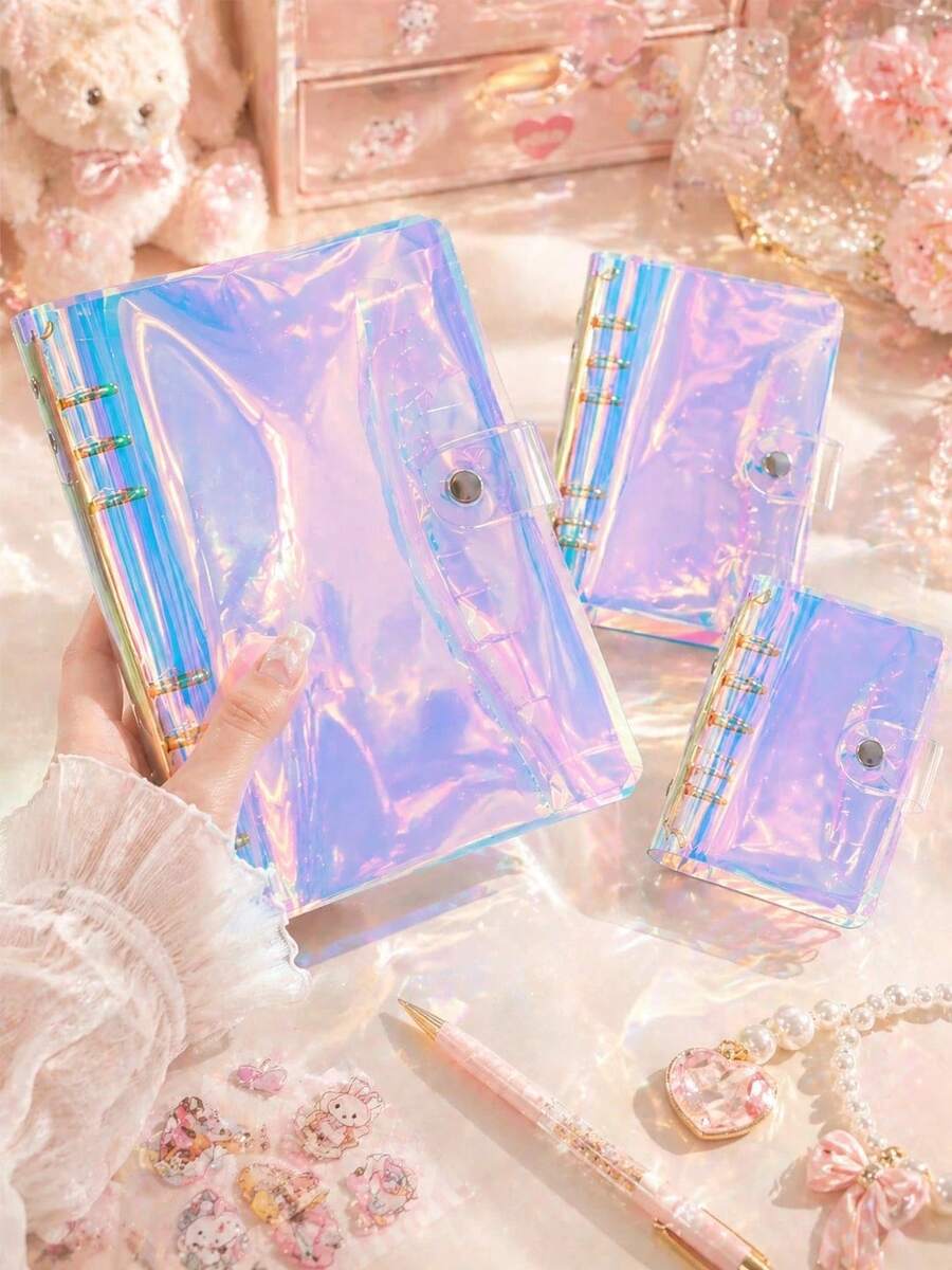 A5/A6/A7 Transparent Binder, Portable Transparent Sticker Book, Sticker Photo Album, Photo Storage Bag, Photo Album, Budget Planner, Diary, Notebook, Office Supplies Sticker Book, Student Supplies