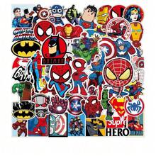 Hasbro 50pcs Marvel Luggage Graffiti Stickers Brand Guitar Fretboard Stickers Car Computer Stickers Decoration - Multicolor - View 2
