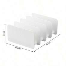 White Multi-Slot Desktop Organizer Rack,Cosmetic Palette Storage Stand For Makeup Compacts, Memo Pads, Planners, Books, Cards, Files, Phone, Tablets & Desk Essentials,Office Desk,Bedroom, Living Room, Beauty Room,Birthday, Holiday & Housewarming Gift - Multiple Styles - View 13