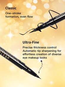 Stila 全日防水液體眼線筆 1ml 1入，經典筆尖 + 極細筆尖，防暈染、快乾，適合初學者、日常通勤與完整妝容 - 全新雙頭液體眼線液筆 - 深黑色(經典+極細)1ml - 查看 3