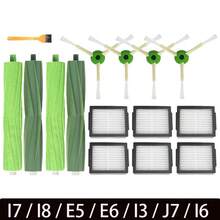15pcs Replacement Accessories Kit For IRobot Roomba I7 Series I7+ E5 E6 E7 Rubber Roller Brush Side Brush HEPA Filter - View 1