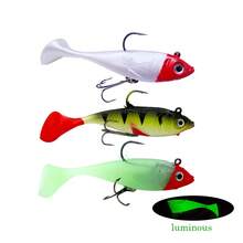 3Pcs Swimbait Lure Set, Fishing Gear, Fishing Equipment, 9.5cm, 3 Different Styles Including Luminous Version, Natural Swimming Action, Great Fish‑Attracting Effect, Stable Casting, For Shore Fishing, Boat Casting, Freshwater Saltwater, Fish Tackle - Multicolor - View 2