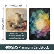 Dek Kartu Bagian Dalam, 48 Kartu Oracle Estetika, Kartu Sistem Keluarga Internal untuk Penemuan Diri & Pertumbuhan Pribadi, Hadiah Mindfulness, Panduan Harian - MultiWarna - View 2