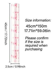 1 Roll EVA Material Fresh Cherry Blossom Pattern Drawer Liner, Waterproof And Stain-Resistant, Multi-Purpose Cabinet Drawer Liner, Suitable For Kitchen, Storage Cabinet, Refrigerator, Shelf, Divider, Lining - Cherry Blossom Pattern - View 32