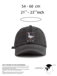 1pc Silly Goose Print Washed Baseball Cap, Classic Fashion Soft Hat Band, Adjustable Size, Lightweight Sun Protection, Multi-Functional Classic Style, Suitable For Outdoor Sports, Daily Wear, Party, Vacation, Perfect Gift For Friends And Family, Summer, Beach, Hat, Holiday, Travel - Multicolor - View 7