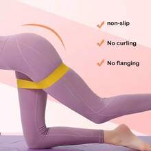 5pcs Yoga Resistance Bands With Tension Rings - Multi-Color Fitness Elastic Bands Suitable For Squats, Lifts, Stretching & Full-Body Workouts - Gym, Yoga Studio Essentials (Beginners & Advanced) - Multicolor - View 9