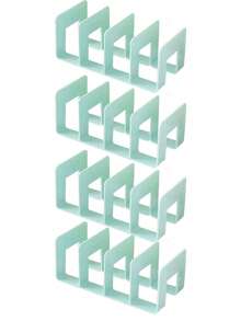 4 túi lưu trữ tủ quần áo trong suốt, túi lưu trữ, túi ngăn, kệ tủ quần áo tháo rời, phù hợp cho phòng ngủ, phòng tắm, văn phòng, vách ngăn kệ sách tiện dụng, giá lưu trữ tiết kiệm không gian, hộp lưu trữ ô tô - Trong sáng - Xem 18
