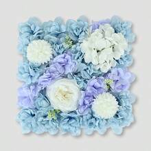 Artificial Flower Wall Panels, Realistic Silk Floral Backdrop For Wedding, Party, Home Photo Background Decor - Multicolor - View 7