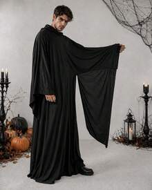 Men Cosplay Clothing - Black - View 3