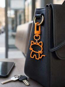 Cute Cat Keychain, Fun Cat Bag Charm, Women's Cute Pet Keychain, Pet Lover Gift - Multicolor - View 8