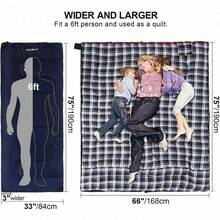 Camping Sleeping Bag Storage Bag - Navy Blue With 2lbs Filling - View 3