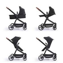 This Multi-functional Stroller, Shipped From The EU, Combines Baby and Pet Functions; It Is Detachable and Can Also Be Used As A Standalone Stroller. - P601-schwarz - Übersicht 3