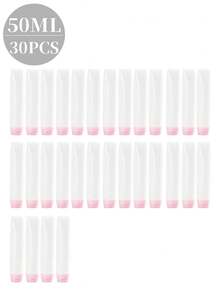 Leak‑Proof Flip‑Cap Refillable Squeeze Bottles, Wide Mouth Easy Filling Empty Travel Containers For Lotion Shampoo Conditioner, Perfect For Outdoor Trips, Gym Use & Cosmetic Pouch Organization - A - View 11