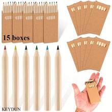 42pcs .Mini Colored Pencil Set, Includes 6 Colors, 7 Boxes Set, Pre-Sharpened, Suitable For Art Projects And Classroom Use. Best Choice For Art Enthusiasts - Sets - View 5