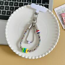 Rhinestone Star Chain Short Snake Bone Chain Wrist Phone Chain CCD Camera Hanging Chain Creative Chain Cute Fun Accessory Anti-Loss Anti-Drop Phone Hanging Chain Phone Lanyard - Multicolor - View 11
