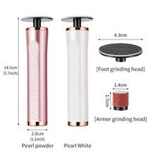 Personal Care Electronics 2-In-1 Electric Foot & Hand Remover, Rechargeable Foot Grinder With 10 Replacement Sanding Discs, Portable Electric Foot File For Toenail & Foot Care, Home & Salon Use - Multicolor - View 5