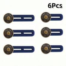 6 buah Alat Perpanjang Kancing Celana, Alat Penyesuaian Ukuran Pinggang Jeans Universal, Gesper Perpanjang Sabuk, Kancing Perpanjang Pinggang, Celana Terlalu Kecil Menjadi Besar Tanpa Jahit, Kancing Peregang Celana Hamil, Mudah Digunakan, Tidak Perlu Alat (1/2/6 buah) Tersedia - A - View 14