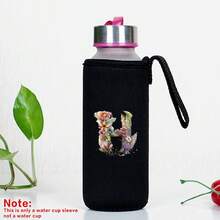Vacation Bottle Protector, Printed Design Bottle Holder For Domestic And Overseas Holiday Trips - Black - View 13