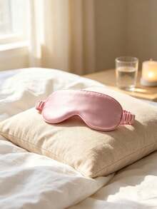 10/1pc Silk Texture Sleep Eye Mask, Elastic Travel Eye Mask With Light-Blocking Function, Pure Silk Material Sleep Eye Mask, Double-Layer Silk Filled Elastic Band Design, Suitable For Men And Women. Excellent Gift For Family Christmas Home Decor - Multiple Styles - View 5