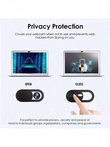 Camera Lens Cover, Metal Privacy Sticker For Webcam, Phone, Computer, Birthday, Easter Gift For Boyfriend/Girlfriend, Waterproof Tempered Glass, Shockproof, Anti-Scratch, Anti-Fingerprint, Full Coverage - Black 1pc - View 10