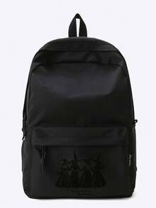 Myco Fashion Floral Cute Polyester Unisex Laptop Backpack Large Backpack Suitable For Business, Sports, Travel, School, Witch, Backpack - Multicolor - View 11