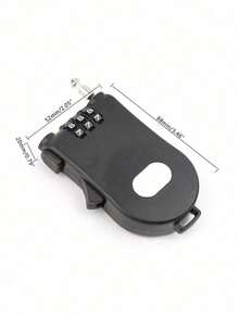 3-Digit Combination Steel Cable Lock - Heavy Duty Retractable Stainless Steel Cable Padlock, 3-Digit Combination Steel Cable Lock With Rhinestones On The Back, Suitable For Luggage, Suitcases, Backpacks, Scooters, Helmets And Bicycles Security; Anti-Theft Travel And Gym Locker Lock, Rust-Proof Portable Combination Cable Lock; Easy Combination Reset; Ideal Choice For Travelers, Students, Commuters And Outdoor Enthusiasts At Airports, Hotels, Campgrounds, Offices And Schools. - Multicolor - View 10