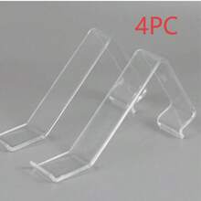 1/2/4pcs Acrylic L-Shaped High Heel Shoe Display Stand, Shoe Storage Rack, Suitable For Shopping Mall, Shoe Store, Clothing Store, Shoe Matching And Display, Shoe Cabinet Accessory, Room Decor, Back To School, College Essentials - Multicolor - View 12