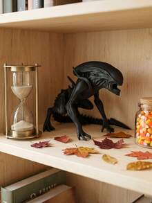 3D Printed Space Alien Hunter Figurine, Multi-Jointed Poseable Tail Alien Creature, Mysterious Sci-Fi Desk Decor For Gaming Room, Study, Bookshelf, Highly Attractive Desktop Ornament Gift For Boyfriend - Articulated Alien - View 8
