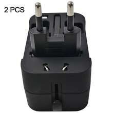 Dual USB Travel Adapter, Travel Plug Power Converter, Global Multi-In-1 Universal, Wall AC Power Plug Adapter, Compatible With USA/EU/UK/Australia, Suitable For Phones, Pads, Headphones And Other Electronic Devices - Black - View 9