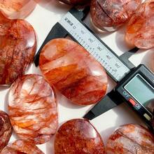 1pc Beautiful Fire Quartz Palm Stone Is An Ideal Interior Decorative Stone, Affordable And A Perfect Gift For Friends And Family. - Multicolor - View 9