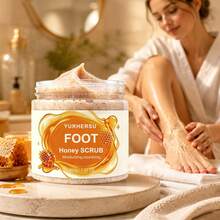 YURHERSU Honey Foot Scrub Exfoliating Foot Scrub Moisturizing Nourishing Foot Care Scrub 200g - Honey Foot Scrub - View 3
