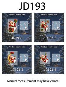 Santa Claus Gift Window Stickers, Winter Christmas Static Cling Window Decals, Cute Animals & Snowman Static Clings, Holiday Decor For Living Room, Store And Christmas Home Decoration - Multicolor - View 10