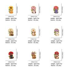 Cute Cat Flower Enamel Pins Set, Kitten Sunflower Rose Daisy Lavender Brooch, Cartoon Lapel Badges For Backpack Jacket Hat Decor, Lovely Jewelry Gift - Multicolor - View 12