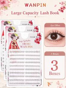 WANPIN WAN PIN Zhaojun 10-Row Natural Lower Eyelashes, 6mm B-Curl Fine Cluster False Eyelashes, Lightweight Soft And Slender, Creating Defined Single Lash Look, Seamless Comfortable Fit, Suitable For Daily Natural Eye Makeup - C - View 9