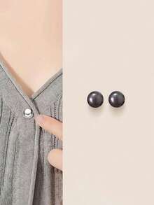 12/10/6/5/3/2/1pc Patterned Plastic Buttons - Seamless Adjustable Buttons, Suitable For Shirts, Dresses, Coats And Tops - Easy To Use, Decorative Buttons Designed For Women's Cardigans And Coats, Vintage - Multicolor - View 13