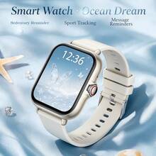 ZhiKexing 1.83" HD Display Smart Sports Watch, Wireless Calling, Multiple Sports Modes, Sedentary Reminder And More, Suitable As Gift For Friends And Couples, Compatible With Android And IOS - View 2