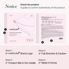 Medicube - PDRN Pink Collagen Gel Mask (4Pack) - Coral Pink - View 4