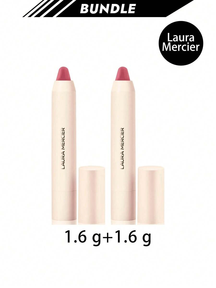Laura Mercier [Bundle] Petal Soft Lipstick Crayon 340 Élodie 1.6 G X 2 - 340 Elodie - View 1