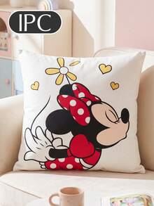 Disney 1/2件裝迪士尼枕套/靠墊套（不含內芯），單面印花，多用途，透氣防起球，舒適溫馨，可機洗，適用於沙發與汽車枕頭，房間裝飾，臥室裝飾，秋季居家裝飾 - 彩色 - 查看 12
