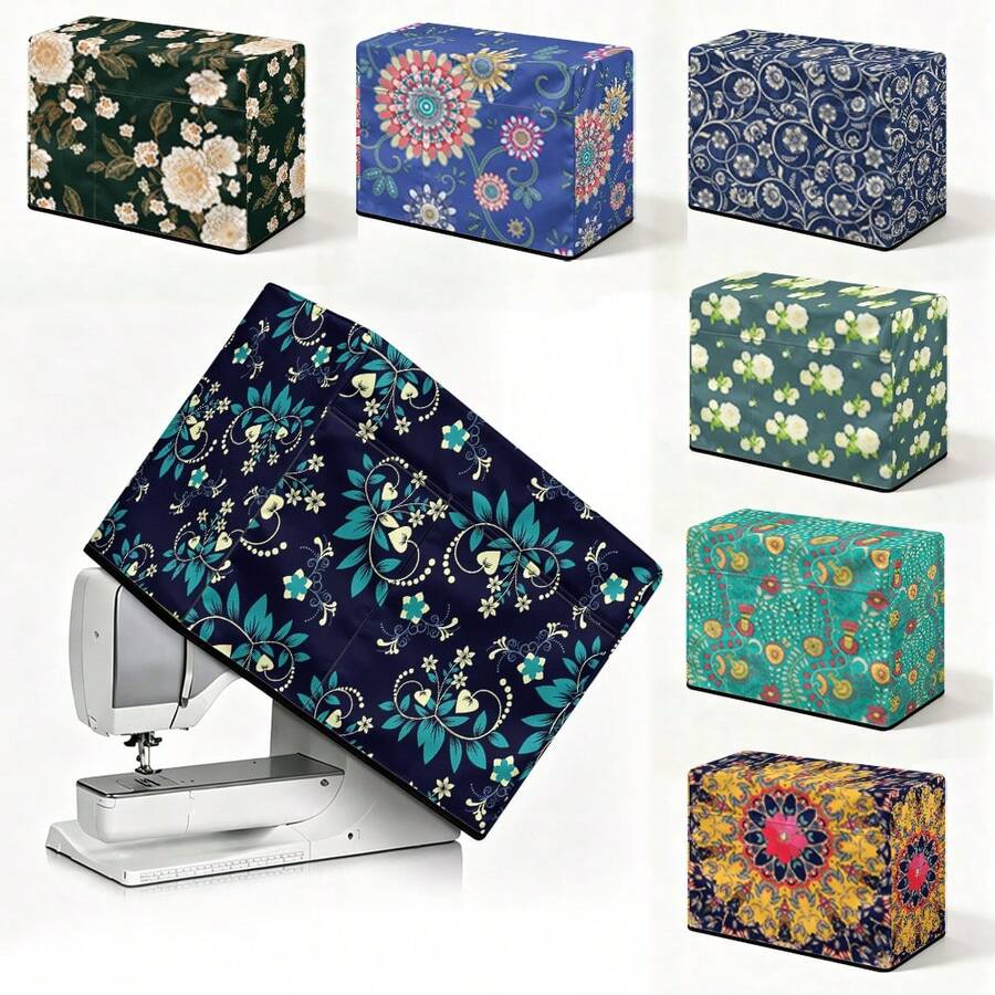 1pc Universal Sewing Machine Dust Cover, Home Sewing Machine Protective Cover, Decorative Cover - Full Coverage - View 1