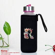 Vacation Bottle Protector, Printed Design Bottle Holder For Domestic And Overseas Holiday Trips - Black - View 11