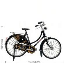 1:8 Scale Alloy Model Bicycle Toy Kit, Decoration, Alloy Metal Mini Bike Sliding Assembled Version, Collection Gift, Birthday/Holiday/Easter Gift, Suitable For Modeling Hobbyists - Multicolor - View 16