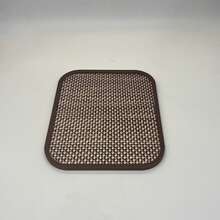 Food, Snacks, Beverages, Sushi, Steak, Pizza, Desserts, Cakes, Bread, Breakfast Tray, Coffee Tray, Tea Tray, Large Plate, Halloween, Ramadan - Maroon - View 6