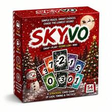 Skyvo Strategy Card Game,Fun Family Party Board Game For 2‑8 Players,Holiday Christmas Gathering Interactive Game Night Gift - Multicolor - View 5