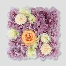 Artificial Flower Wall Panels, Realistic Silk Floral Backdrop For Wedding, Party, Home Photo Background Decor - Multicolor - View 12