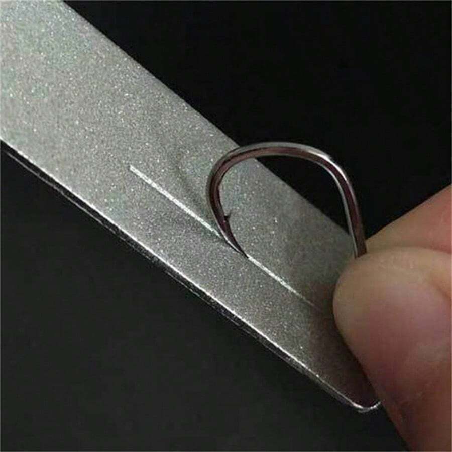 Diamond Portable Mini Keychain Knife Sharpener Outdoor Camping Sharpening Tool Sandpaper Nail File - A - View 1