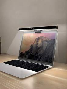 1PC Touch Control LED Monitor Light, Screen Clip Light With Dimmable Brightness, 3 Color Temperature Modes, Eye Caring Reading Lamp For Home Office Desk PC Laptop Workstation, USB Powered, Ideal For Gamers, Programmers, Designers And Students - Angle-type - View 3