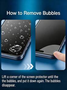 Mr. War Gorilla 6pcs Anti-Peeping Tempered Glass Screen Protector Compatible With IPhone Ultra/18 Pro Max/18 Pro/18/17e/17 Pro Max/17 Air/16 Pro Max/16E/16 Plus/15 Pro Max/14/13/12/11 Pro Max/X/XR/XS Max And Other Series, Anti-Fingerprint, 9H Hardness, Shockproof And Anti-Drop, Perfect Fit, Compatible With Phone Cases, High Transparency, High Definition, Full Protection For Your Phone. - Black - View 7