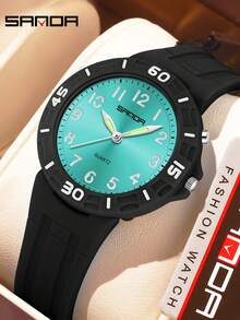 SANDA Women Student Casual Analog Quartz Watch, Ladies Luminous Pointer Simple Fashion Sport Silicone Strap Wristwatch For Girls - One Size Fits All - View 16